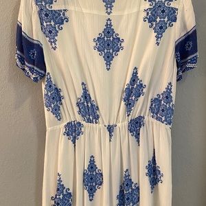 Market and Spruce Dress StitchFix Blue and White